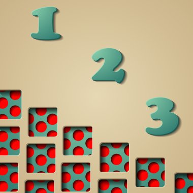 arka plan deseni numaraları ile