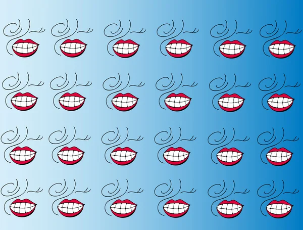 Smile background — Stock Vector