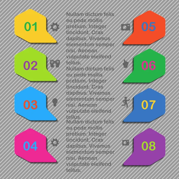 Informationen zum Zeitplan — Stockvektor