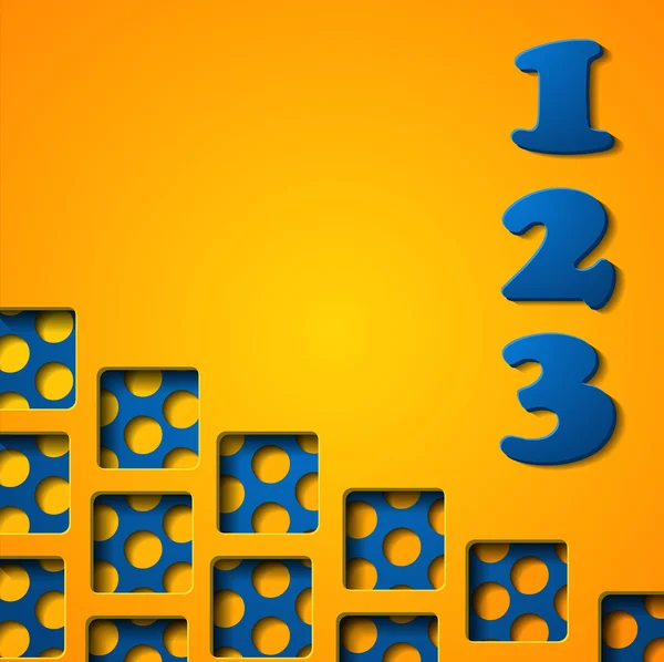 Modèle de fond avec des numéros — Image vectorielle