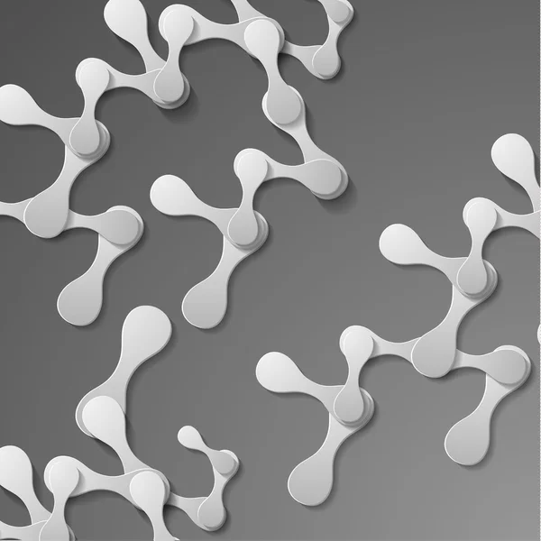 分子の形のパターン  — 無料ストックフォト