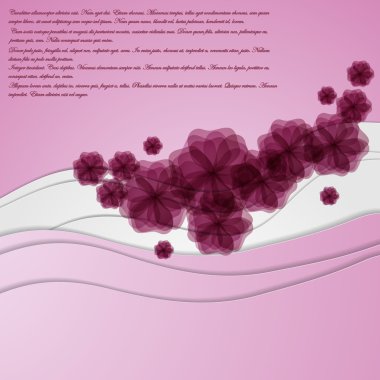 bir çiçek bir kart için arka plan