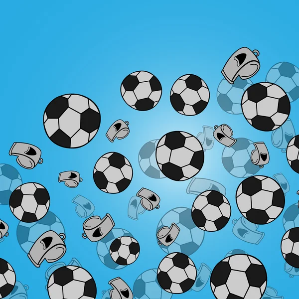 Balle de football — Image vectorielle