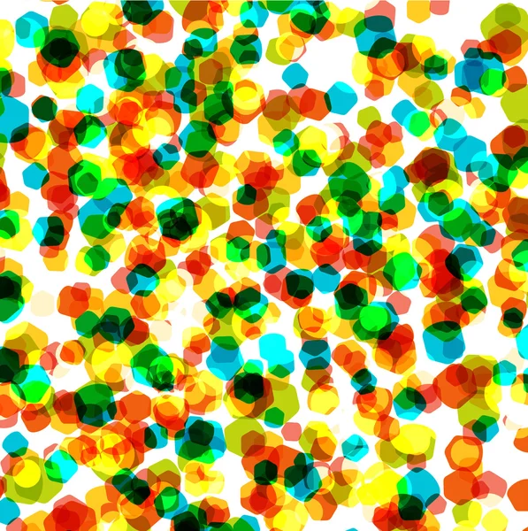 Kuvio värillinen kuusikulmioita — vektorikuva