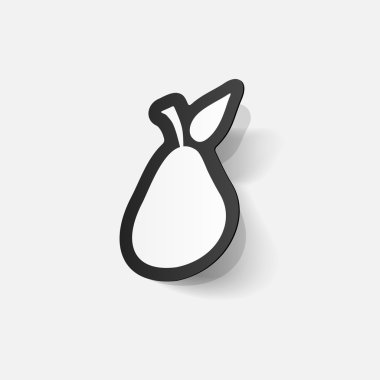 Kağıt armut etiket