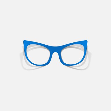 retro gözlük Sticker