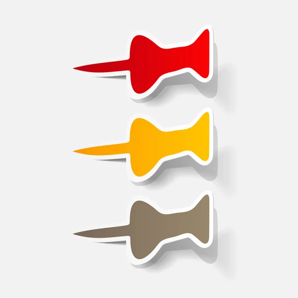 Pushpins ensemble — Image vectorielle