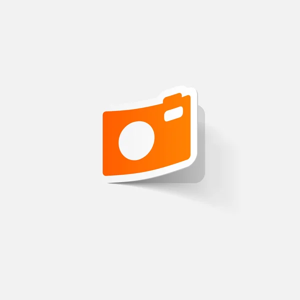 Digital compact photo camera — Stock Vector