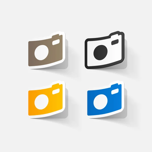 Digital photo cameras — Stock Vector