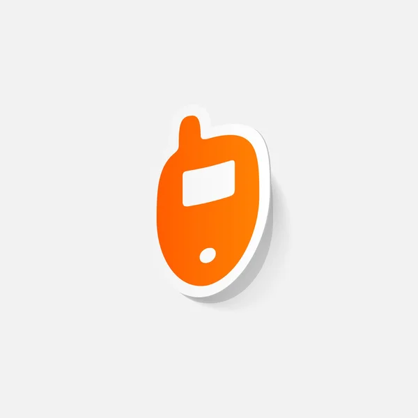 Oranges Handy — Stockvektor