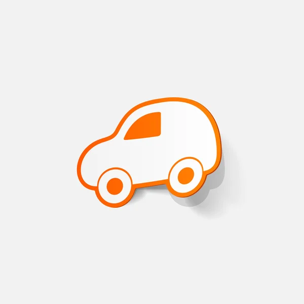 Símbolo de coche — Vector de stock