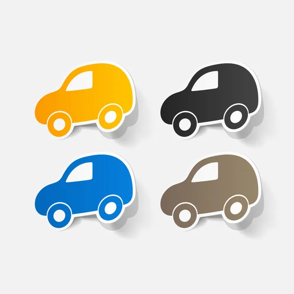 Car symbols set — Stock Vector