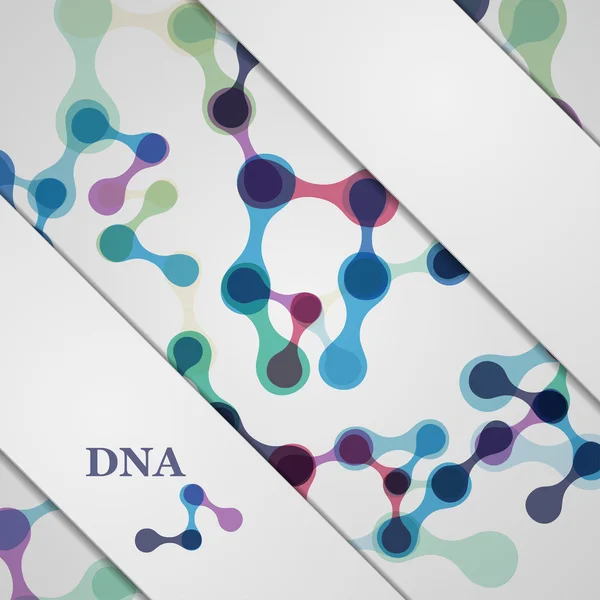 卡与 dna — 图库矢量图片