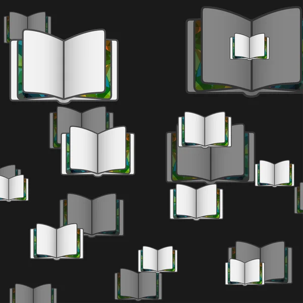 Sticker of book — Stock Vector