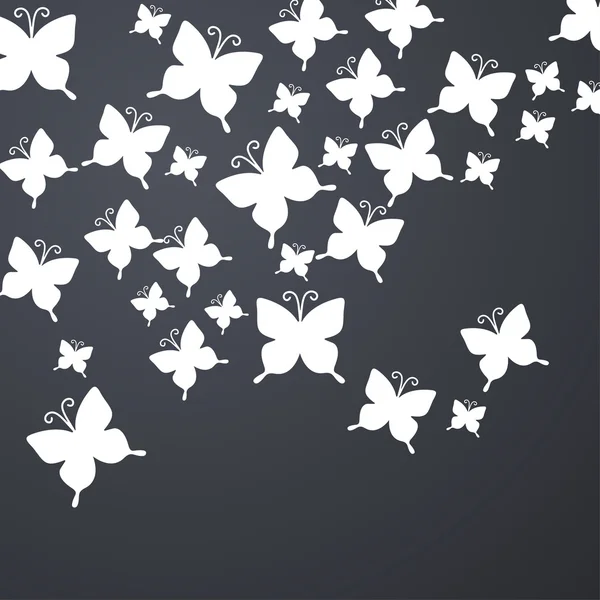 Papillons fond — Image vectorielle