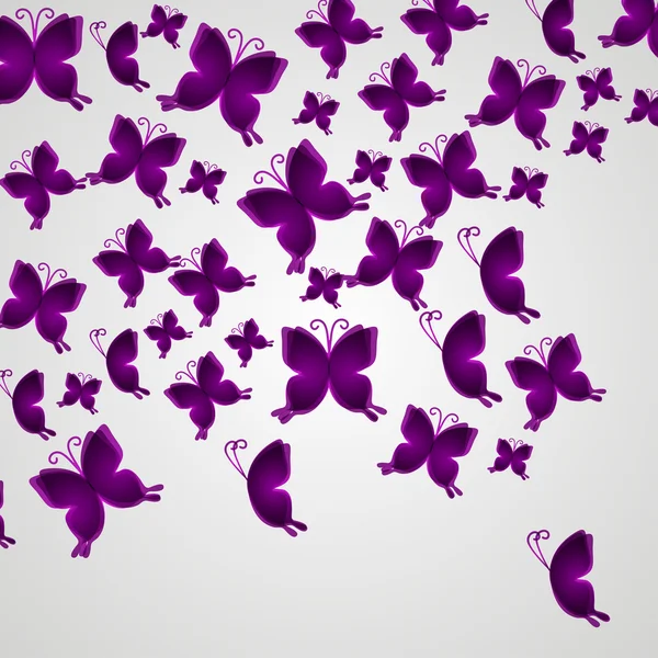 Butterflies background — Stock Vector