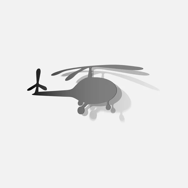 Sticker van helikopter — Stockvector