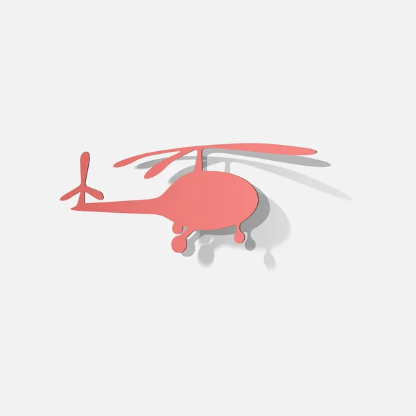 Helikopter Sticker — Stok Vektör