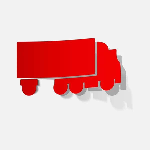 トラックの配信 — ストックベクタ