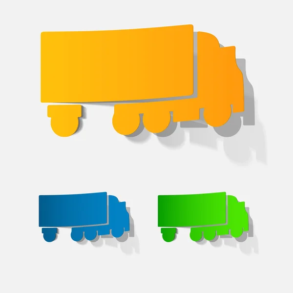 Kamionové dodávky — Stockový vektor