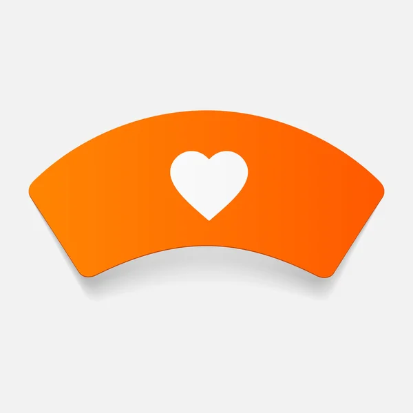 Casquette infirmière orange — Image vectorielle
