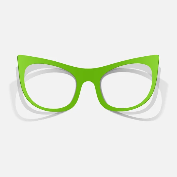 Sticker van retro bril — Stockvector