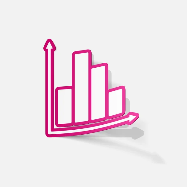 Gráfico de negócios — Vetor de Stock