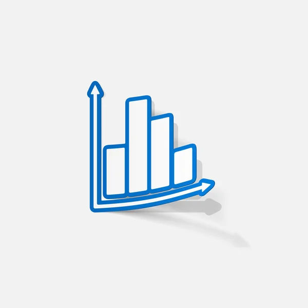 Business chart — Stock Vector