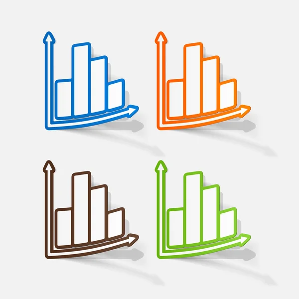 Business chart — Stock Vector