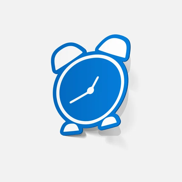 Sticker voor alarm clock — Stockvector