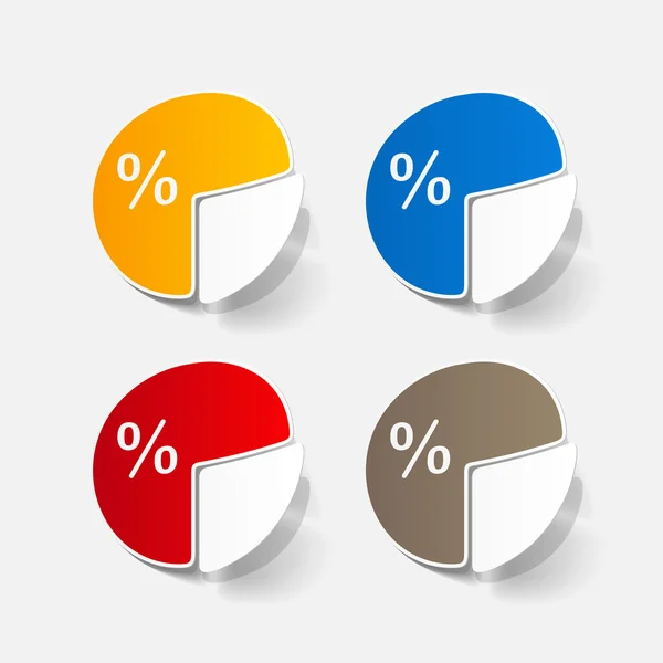 Gráfico circular de negocios — Archivo Imágenes Vectoriales