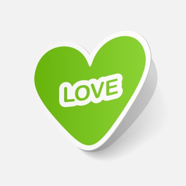 Sevgililer günü kalp Sticker