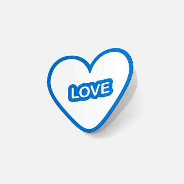 Sevgililer günü kalp Sticker