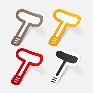 Sticker corkscrew of