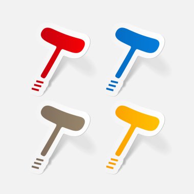 Sticker corkscrew of
