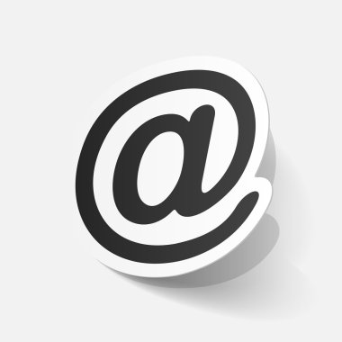 e-posta işareti etiket