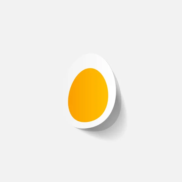 Αυτοκόλλητο αυγού — Διανυσματικό Αρχείο