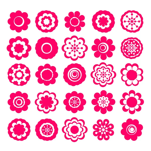 Sticker de fleurs — Image vectorielle