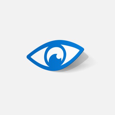 Kağıt kısaltıldı etiket: göz