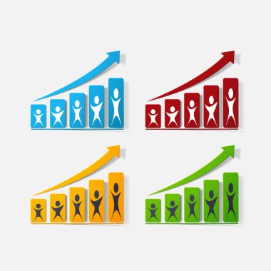 Kağıt kısaltıldı etiket: grafik büyüyen