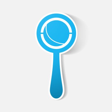 Kağıt kısaltıldı etiket: çıngırak