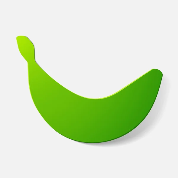 Banaan pictogram — Stockvector