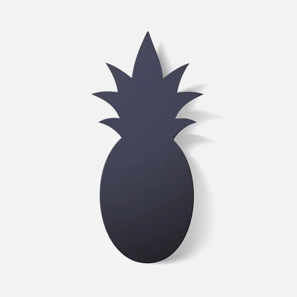 Símbolo de piña — Vector de stock