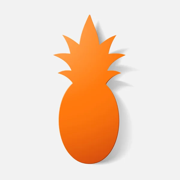 Ananasový symbol — Stockový vektor