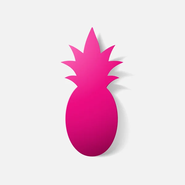 Símbolo de piña — Vector de stock