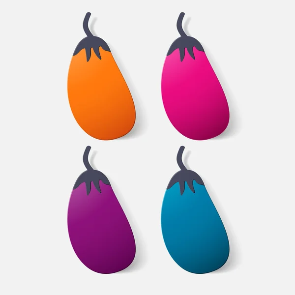 Symbole aubergine — Image vectorielle