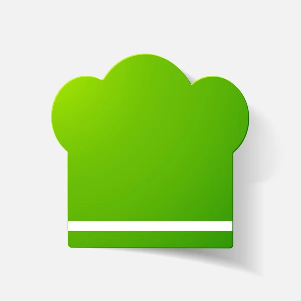 Chef chapeau symbole — Image vectorielle