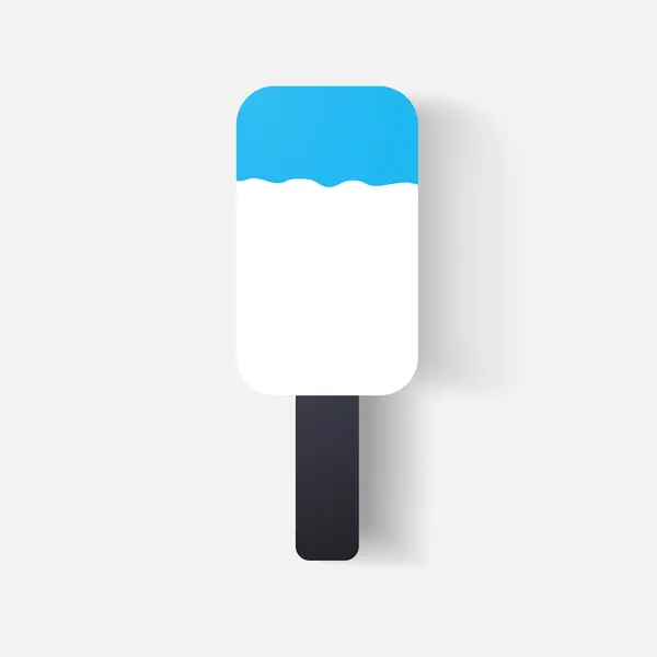 Ice cream symbol — Stock Vector