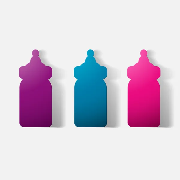 Bottiglia bambino — Vettoriale Stock