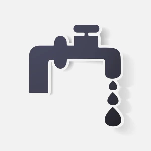 Faucet — Stock Vector